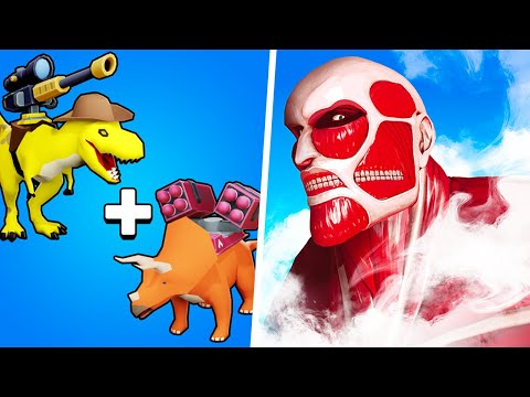 Dino Run Battle vs Titan Rush - 1⭐Mobile Games Free Apk