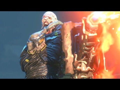 Resident Evil 3 Remake (1080p 60FPS) - Walkthrough Part 6 - Demolition Site: Nemesis Boss Fight