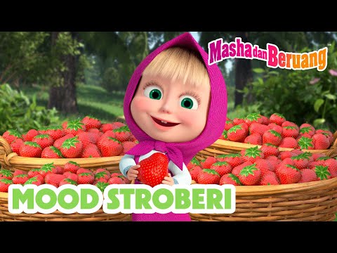 Masha dan Beruang 😋🍒 Mood Stroberi 🍓🥤 Koleksi kartun episode terbaik 🎬