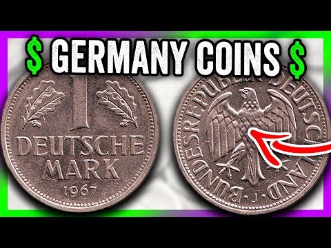 1 DEUTSCHE MARK COINS WORTH MONEY - GERMANY COINS TO LOOK FOR!!