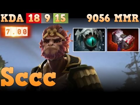 Dota 2 Sccc Monkey King top mmr Full game