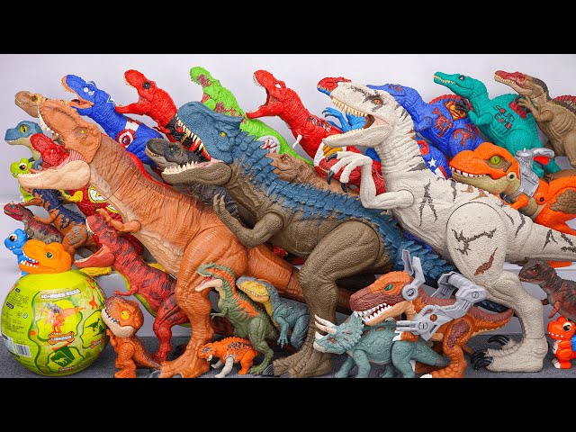 Vídeo relacionado con Mattel Jurassic World Pack dinosaurios iniciación 4 figuras de acción articuladas, juguete +4 años (HJJ85)