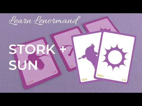 Stork Lenormand Combinations