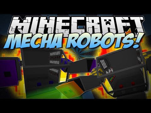 Minecraft | MECHA ROBOTS! (Insane Battle Robots!) | Mod Showcase Video