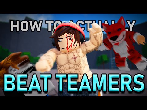 How to ACTUALLY WIN Against TEAMERS in Roblox The Strongest Battlegrounds