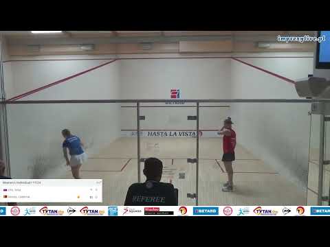 Nika Urh 🇸🇮 - 🇵🇹 Catarina Nunes - ESF European Individual Closed Squash Championship 2023