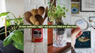 10 non-aesthetic *ugly* sustainability in my home in 2026 (that are also free)