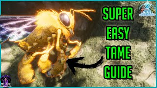 How to Tame the QUEEN BEE !  | Get Giant Bee Honey Hives EASY QUICK Guide ASA Ark Survival Ascended