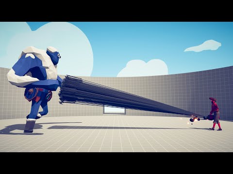 HARPOONER GOD vs EVERY BOSS UNIT Totally Accurate Battle Simulator