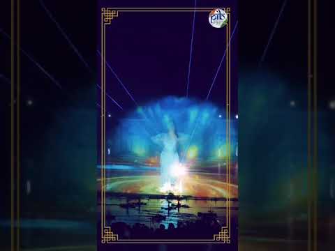 Dive into the enchanting Kumbh Katha Water Laser Show at #Mahakumbh2025! 🌊✨
