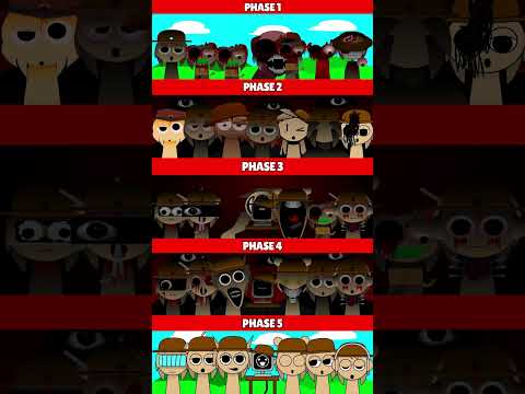 Incredibox Sprunki Phase 1 VS Phase 2 VS Phase 3 VS Phase 4 VS Phase 5 *MIX VERSION*