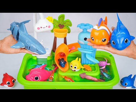 [toy asmr] Robo Fish Aquarium & Nino Fish & RC Shark ASMR Satisfying with Unboxing Review Toys