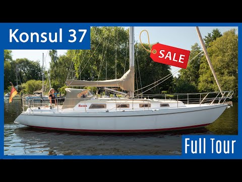 Konsul 37 zu verkaufen - Rundgang durch die Segelyacht (VERKAUFT)