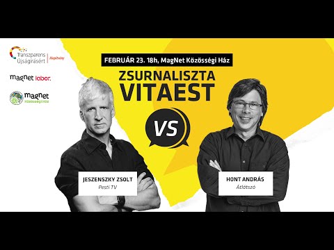 Hont András vs. Jeszenszky Zsolt - Zsurnaliszta Vitaest