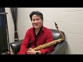 JEFF KASHIWA BACKSTAGE at the JAZZ & WINE FESTIVAL in Youngstown, OH amp - July 2024 #jazz #sax