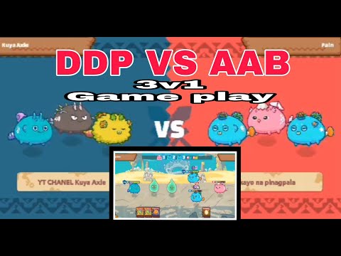 DDP VS AAB | DUSK, DUSK, PLANT VS AQUA, AQUA, BIRD | AXIE INFINITY GAME PLAY