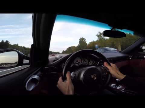 Porsche 997.2 911 s. test run 0-200
