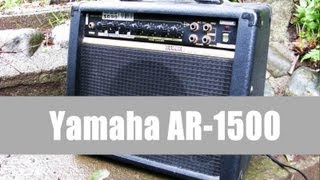 Video thumbnail for Yamaha AR-1500 amp demo by Ozwald by clubZushi