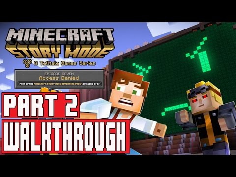 Minecraft Story Mode Episode 7 Gameplay Walkthrough Part 2 (No Commentary) FULL GAME