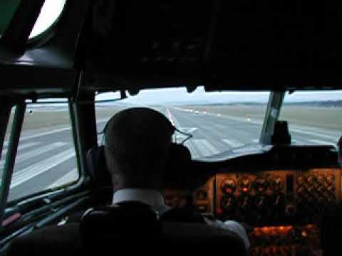 Lockheed Electra L-188 OE-ILB departure from LOWG to LOWL on December 31 th 2001