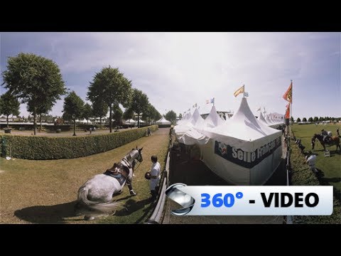 CHIO - 360°-Rundgang mit Carsten Sostmeier über die Reitanlage | Sportschau