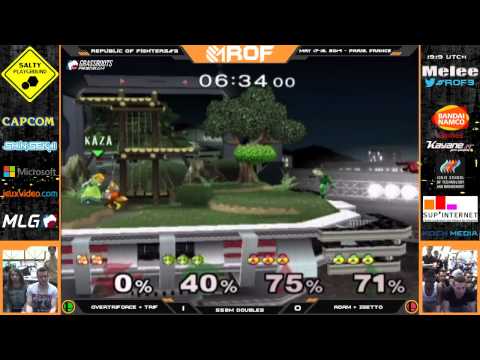RoF#3 - Overtriforce + Trifasia vs Adam + Zgetto - SSBM Teams Winner Quarter Final