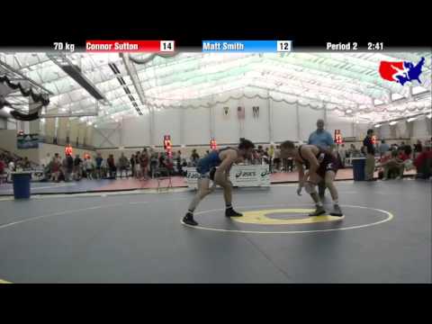 Connor Sutton vs. Matt Smith at 2013 ASICS University Nationals - FS