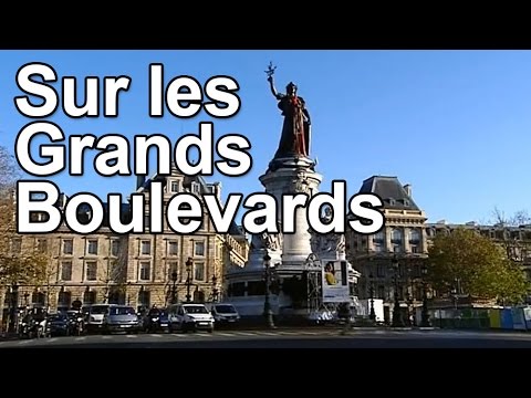 Sur les Grands Boulevards parisiens