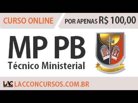 Técnico Ministerial - Sem Especialidade - MP PB 2015