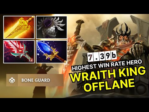 7.39b Offlane META BROKEN: Wraith King's INSANE Win Rate!