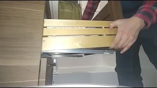 IKEA Drawer - How to Remove Drawer | Bathroom Sink Vanity | Kitchen Cabinets | Draw Rails Install