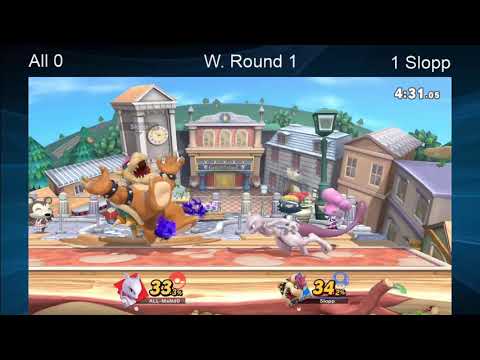 CWA Wifi Weekly 34 - All (Mewtwo) vs Slopp (Bowser) Winners Round 1