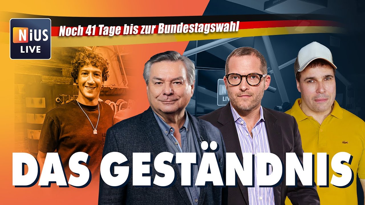 Brisante Ankündigung: Bundestagswahl könnte annulliert werden | NIUS Live am 13. Januar 2025