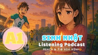 🎧 Luyện Nghe Tiếng Anh Level A1- SINH NHẬT-  | Listening English Podcast |🎯