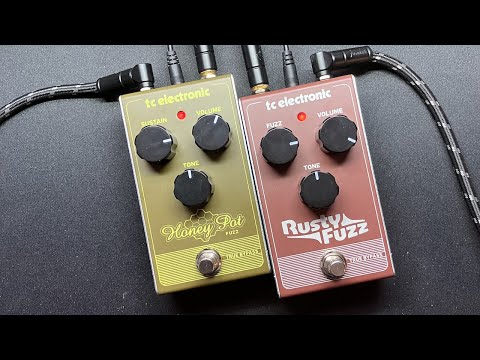 Fuzz comparison TC Electronic Honey Pot Fuzz vs Rusty Fuzz