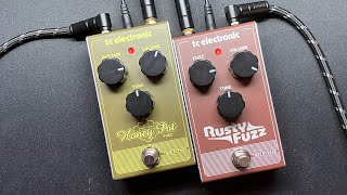 Video thumbnail for Fuzz comparison TC Electronic Honey Pot Fuzz vs Rusty Fuzz by Octoplod