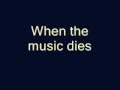 Sabina Babayeva- When the Music dies lyrics 