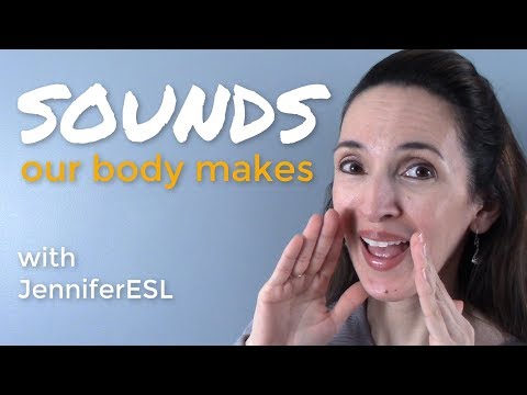 Sounds Our Body Makes 🤷‍♀️🤷‍♂️ English Vocabulary with JenniferESL