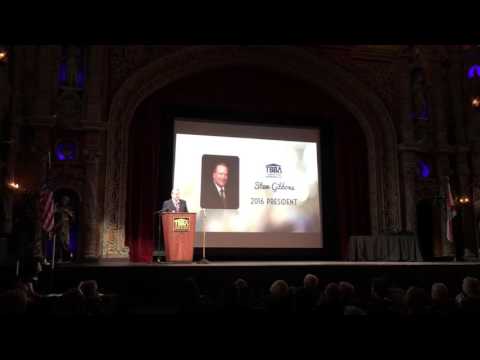 Stew Gibbons - TBBA President Installation Speech