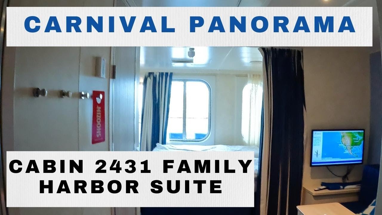 Carnival Panorama - Cabin 2431 - Video 1