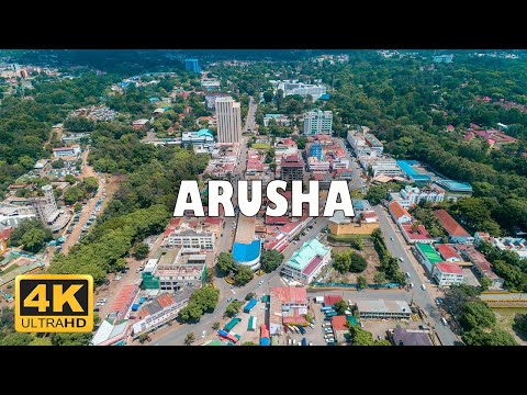 Arusha city, Tanzania 🇹🇿 | 4K Drone Footage