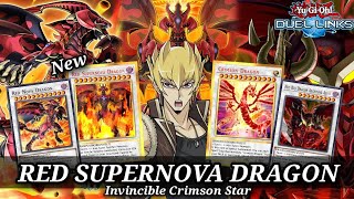 New Red Supernova Dragon Deck! Red Dragon Archfiend with Invincible Crimson Star Skill [Duel Links]