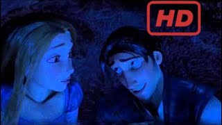 Tangled - Flynn and Rapunzel in the flooding cave HD | Homer