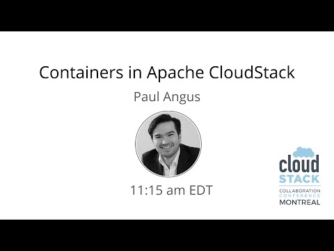 CCCMTL2016 - CloudStack Container Service