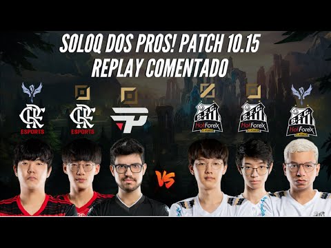 SOLOQ DOS PROS - Bvoy, Luci e Robo VS Juzinho, Hawk e Rainbow - Replays lol comentado