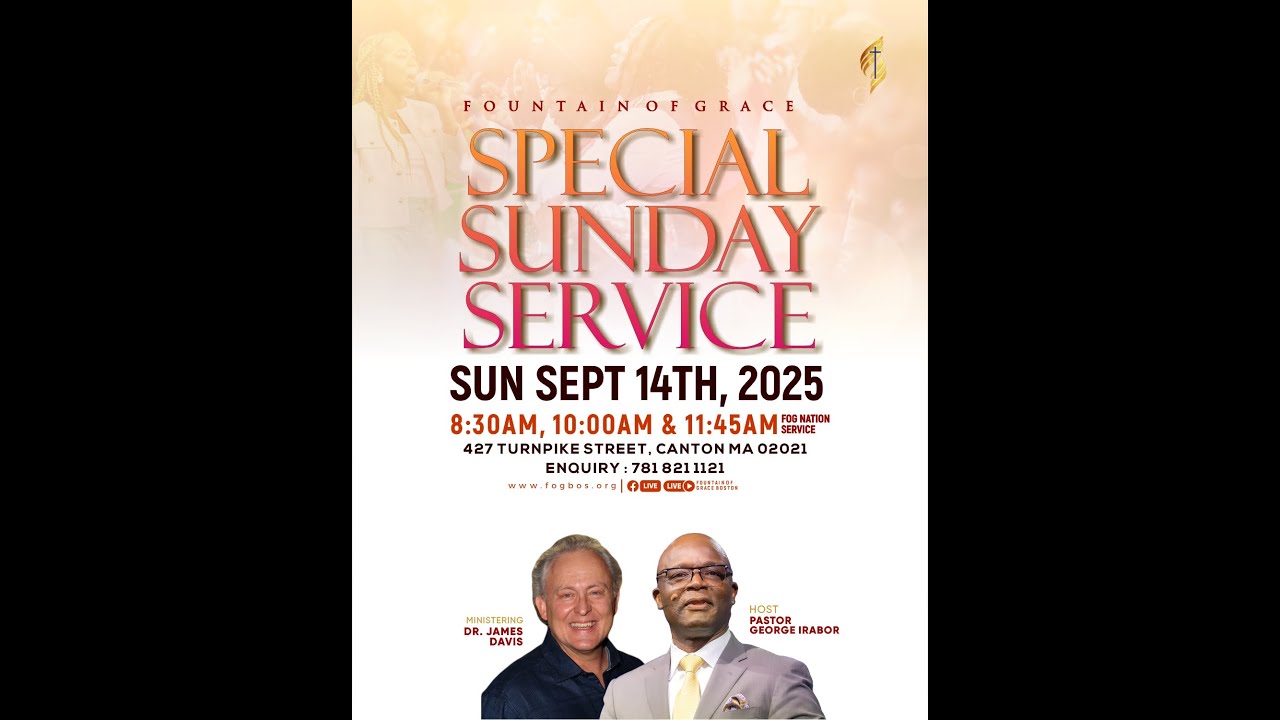 Special Ministration with Dr James Davis (2nd Service)