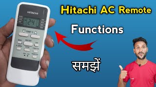Hitachi ac remote functions
