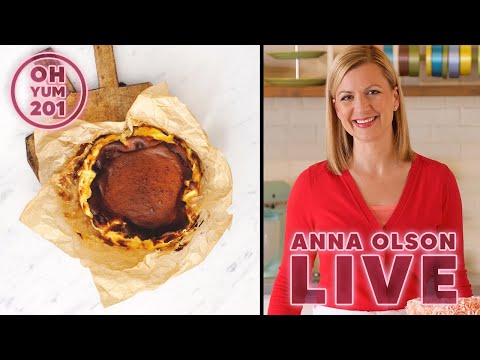 Basque Cheesecake Live Bake-Along! | Oh Yum 201 with Anna Olson