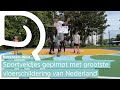 GROOTSTE vloerschildering van Nederland om sportveldjes in het Nieuwe Westen te pimpen