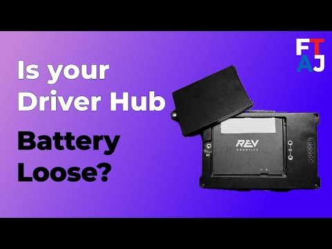 Fixing a Loose Driver Hub Battery | FIRST Tech Challenge